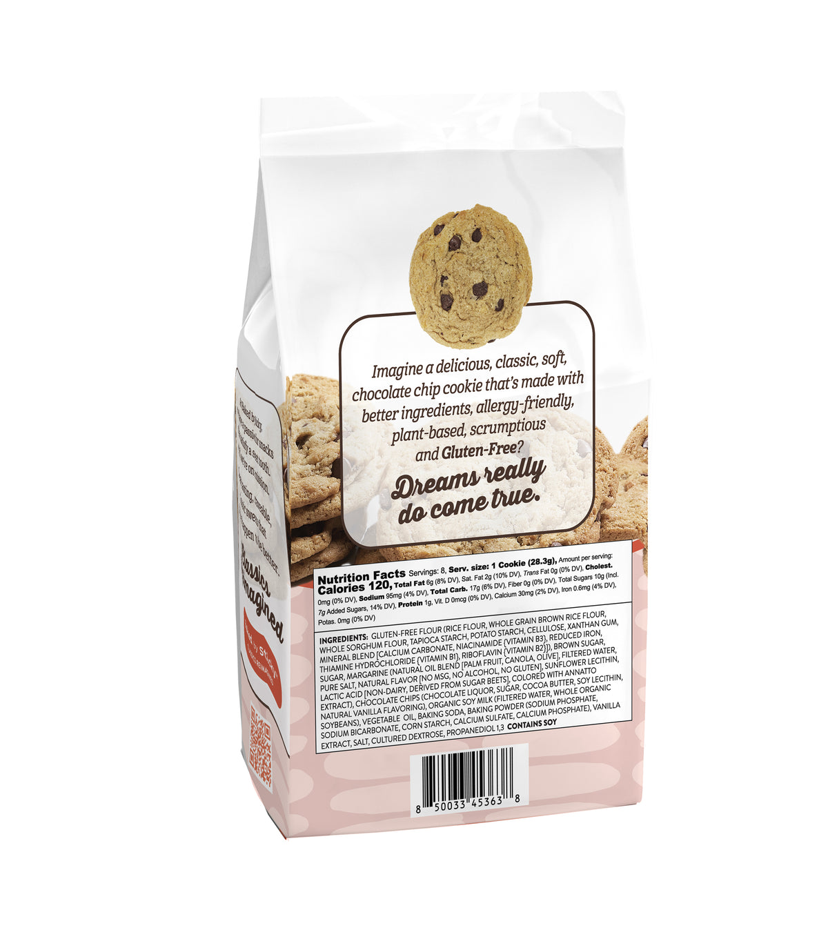 8-Pack Gluten-Free Chocolate Chip Cookie Bag