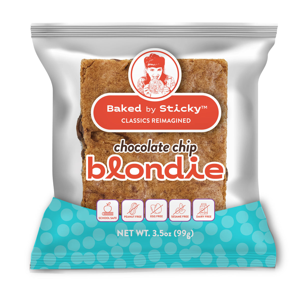 Chocolate Chip Blondie Bar, 3-Pack